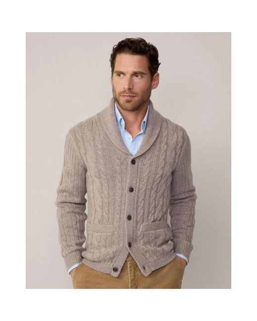 Hackett Gray Cardigans for men