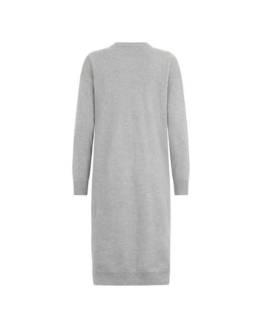 Peserico Gray Knitted Dresses