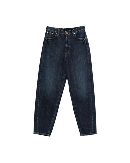 Dondup Blue Loose Fit Jeans