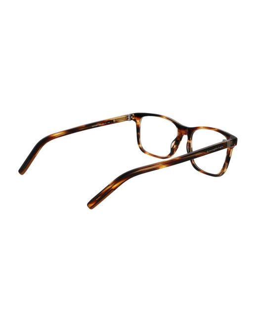 Zegna Brown Glasses for men