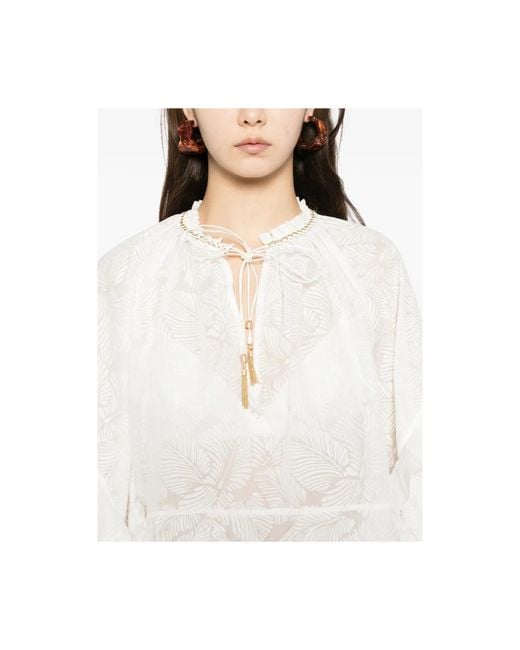 Zimmermann White Blouses