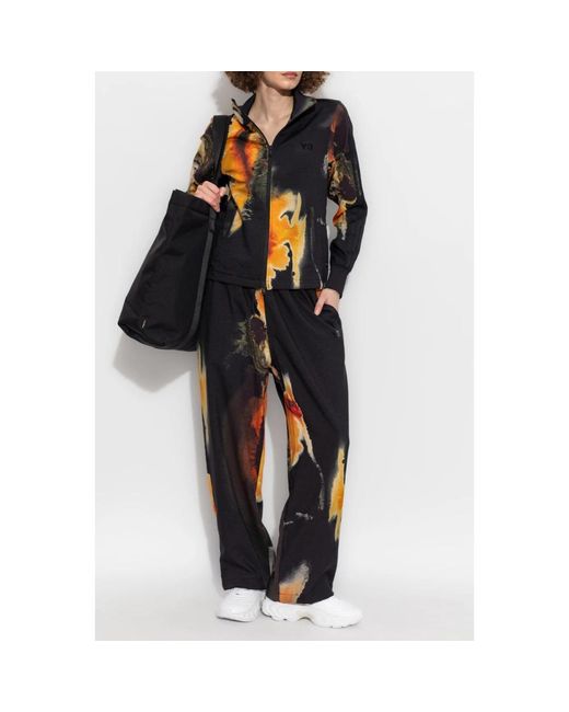 Y-3 Black Straight Trousers