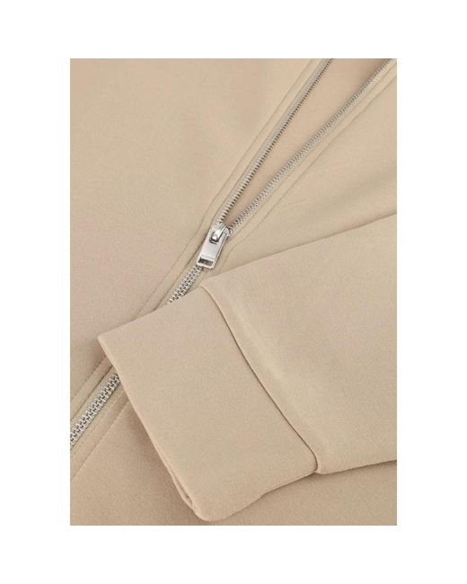 SELECTED Hoodies & Sweatvesten Soft Full Zip Sweatshirt in het Natural voor heren