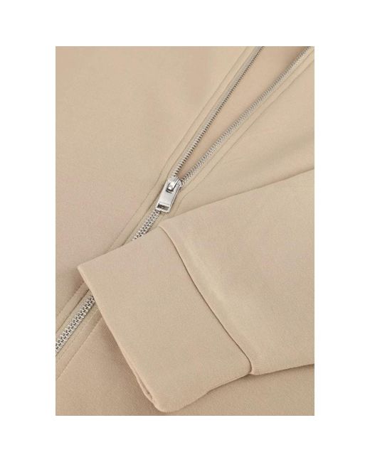 SELECTED Hoodies & Sweatvesten Soft Full Zip Sweatshirt in het Natural voor heren