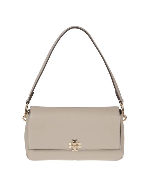 Tory Burch Gray Shoulder Bags