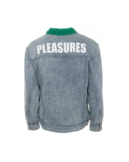 Pleasures Jeansjacke fried trucker p23sp004 in Green für Herren