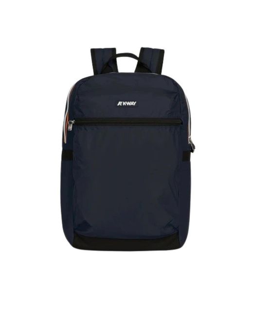 K-Way Blue Backpacks for men