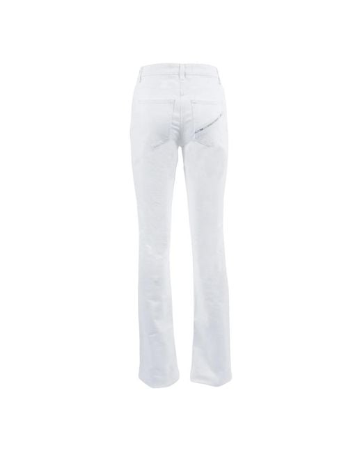 Elisabetta Franchi Gray Slim Fit Jeans