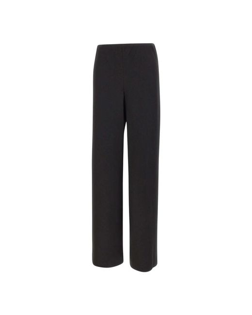 Vince Black Straight Trousers