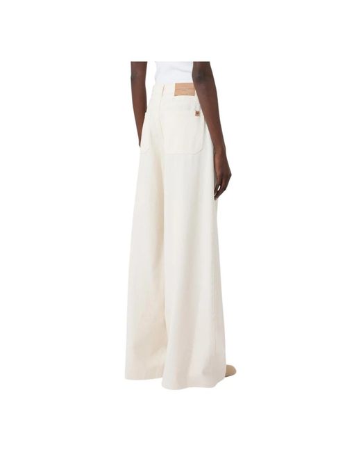 Weekend by Maxmara White Wide Trousers
