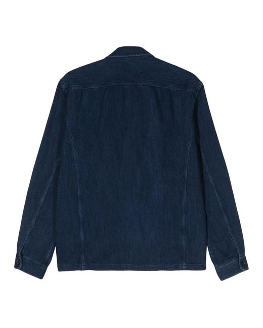Tom Ford Denim hemd, gewaschene baumwolle, stilvolles design in Blue für Herren