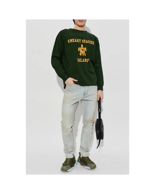 DSquared² Green Long Sleeve Tops for men