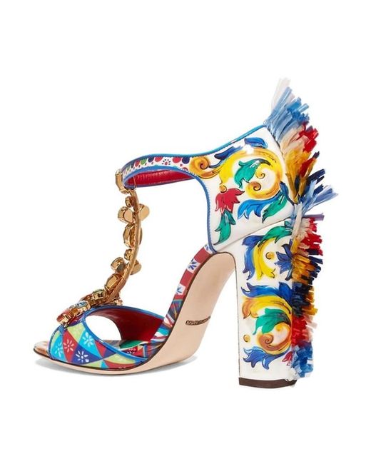Dolce & Gabbana Blue High heel sandals
