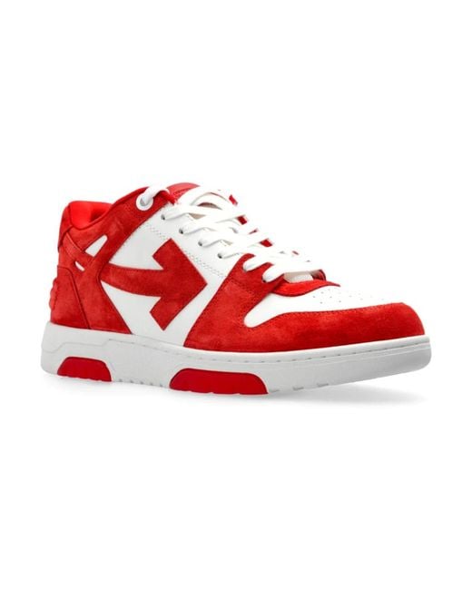 Off-White c/o Virgil Abloh Red Sneakers for men