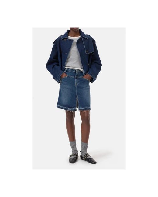 Closed Blue Denim Skirts