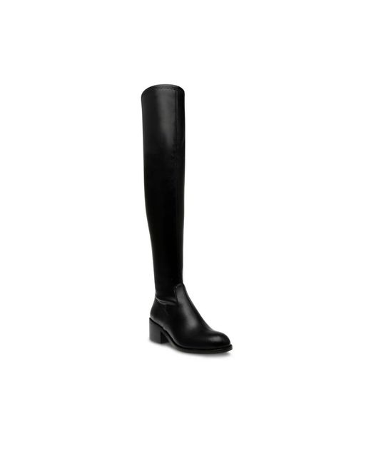 Steve Madden Black Over-The-Knee Boots