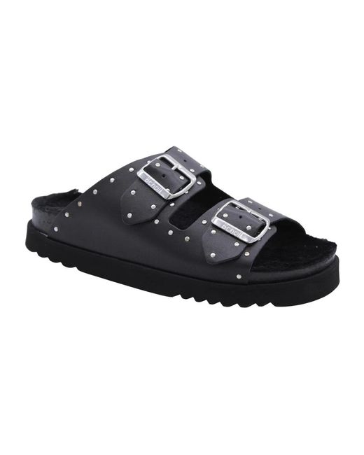 Scholl Black Sliders