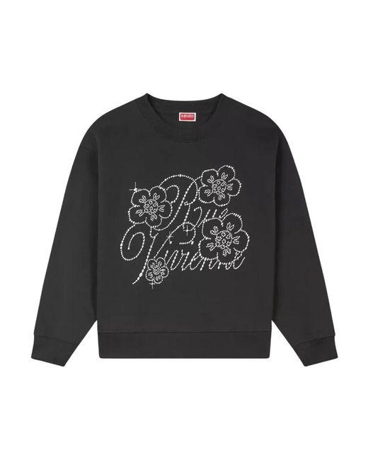 KENZO Black Schwarzer Constellation Pullover