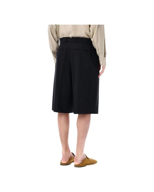 AMI Double Pinces Short in het Black voor heren