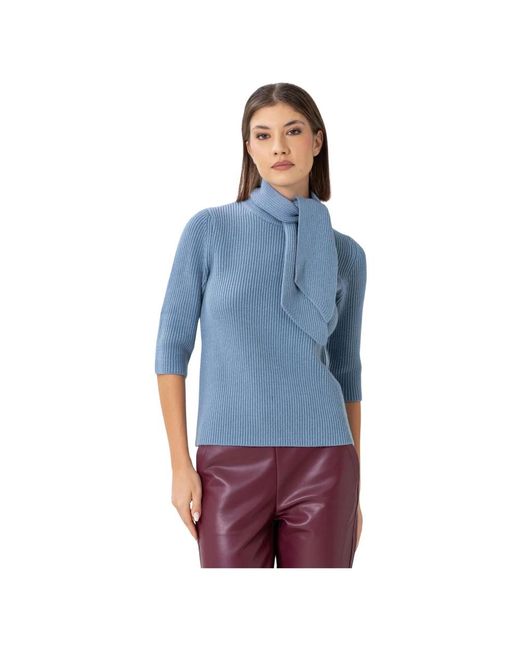Turtlenecks Kocca de color Blue