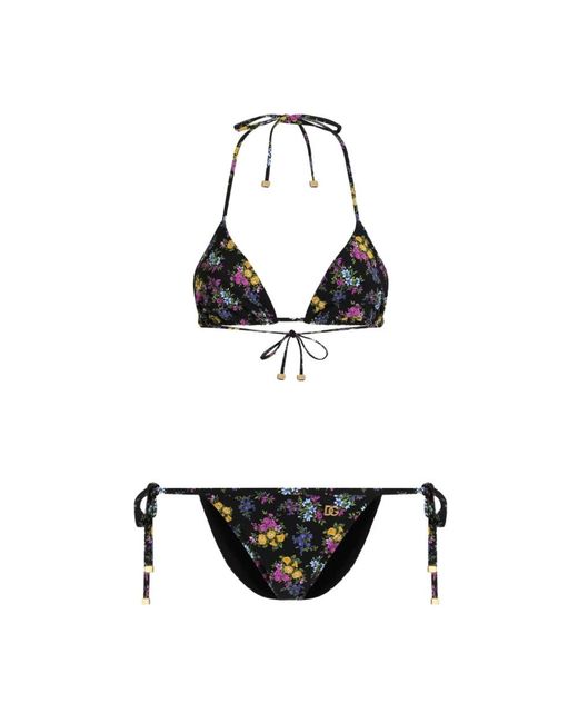 Dolce & Gabbana Black Bikinis