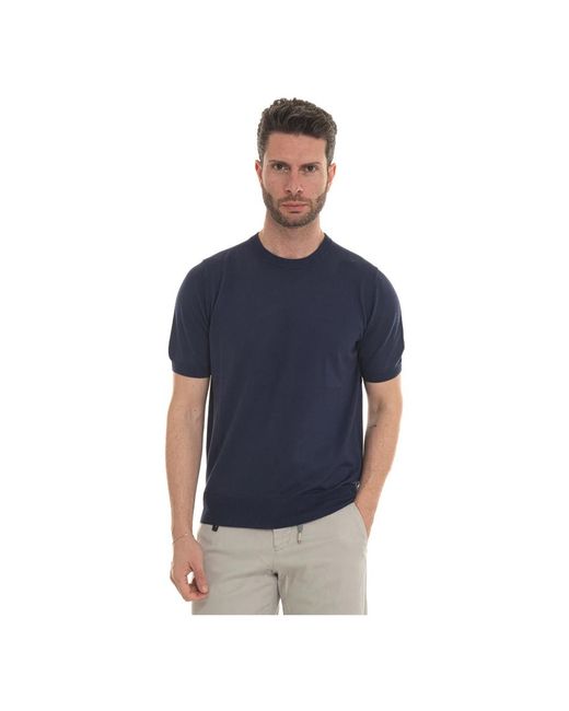 Canali Stylisches t-shirt für männer in Blue für Herren