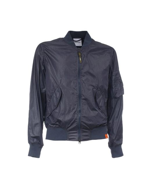 Aspesi Blue Bomber Jackets for men