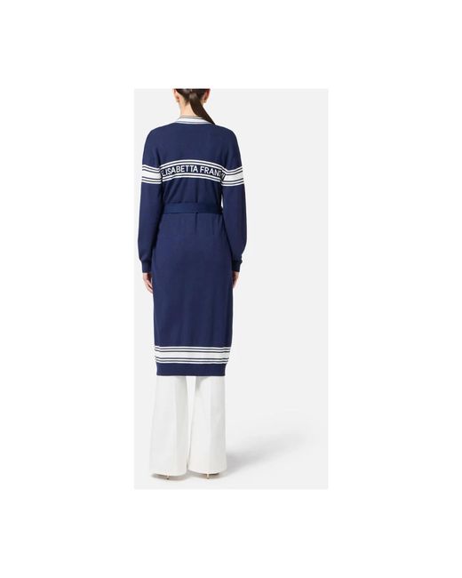 Elisabetta Franchi Blue Cardigans