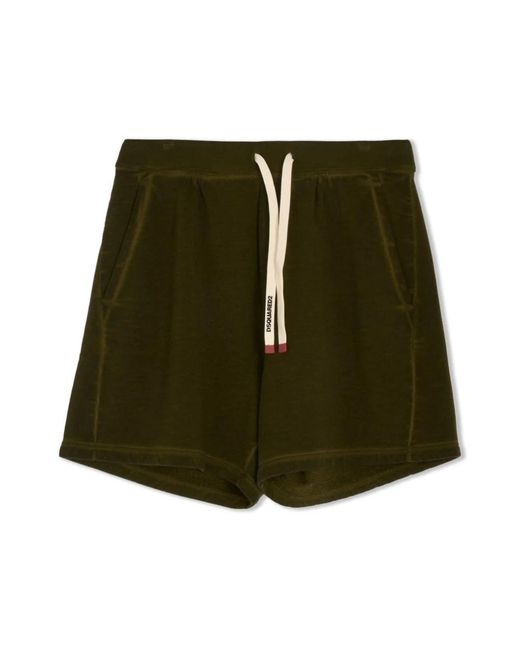 DSquared² Green Short Shorts for men