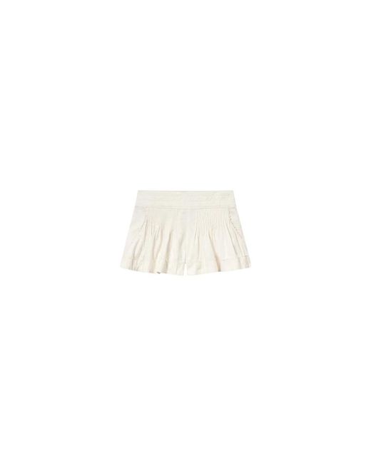 Isabel Marant White Short Shorts