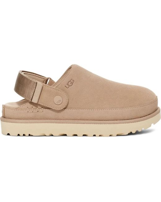 Ugg Schoenen ,Suède Klompen Goldenstar Driftwood in het Natural