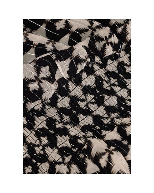 Aaiko Kleedjes ,Zwart ,Ikat Dot Jurk Zwart in het Black