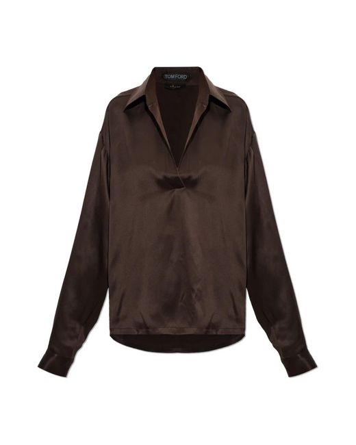 Blouses Tom Ford de color Brown