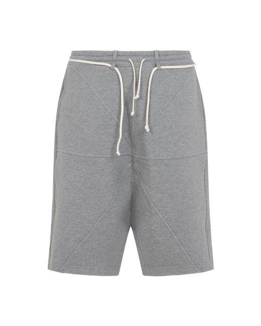Mordecai Fitness ,Grijs ,Katoen Bermuda Shorts in het Gray voor heren