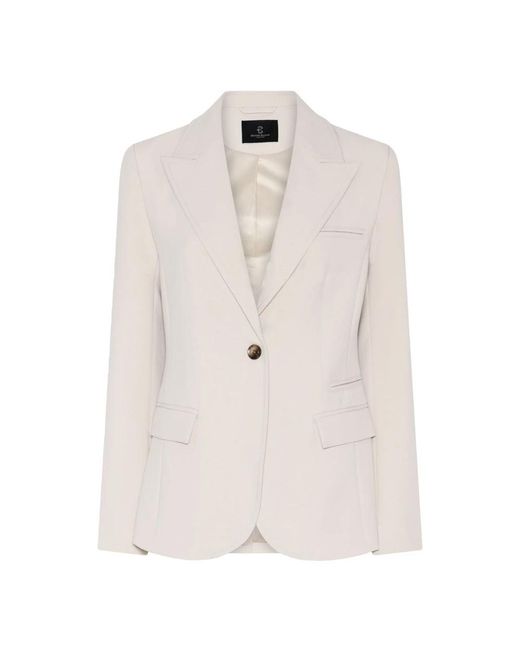 Bruuns Bazaar Socrateabbtiff Blazer in het Natural
