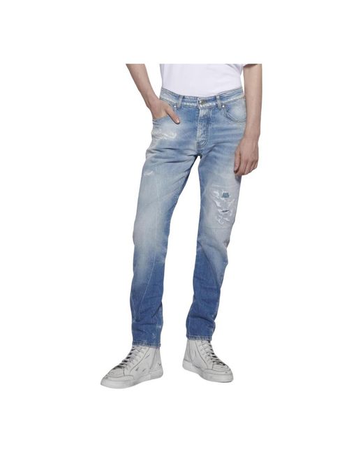 John Richmond Blue Slim-Fit Jeans for men