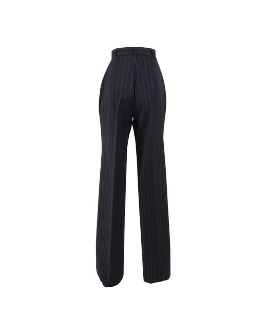 Max Mara Blue Wide Trousers