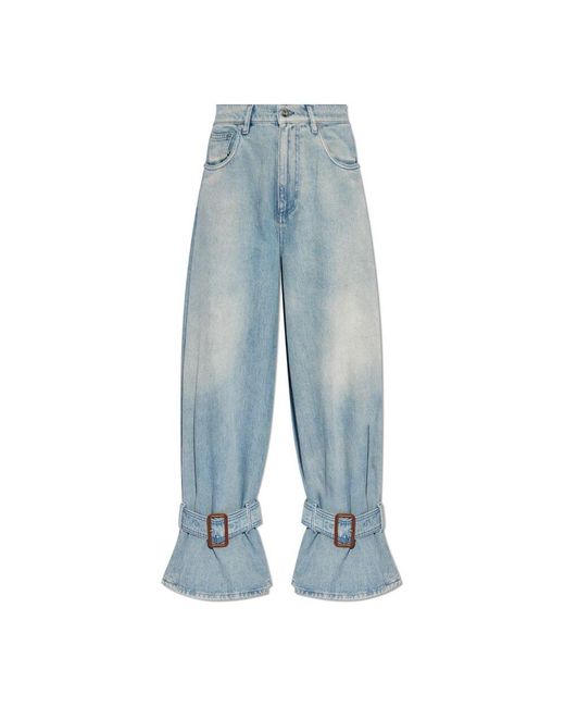 J.W. Anderson Blue Loose-Fit Jeans