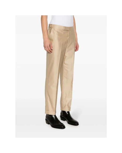 McQueen Natural Straight Trousers for men