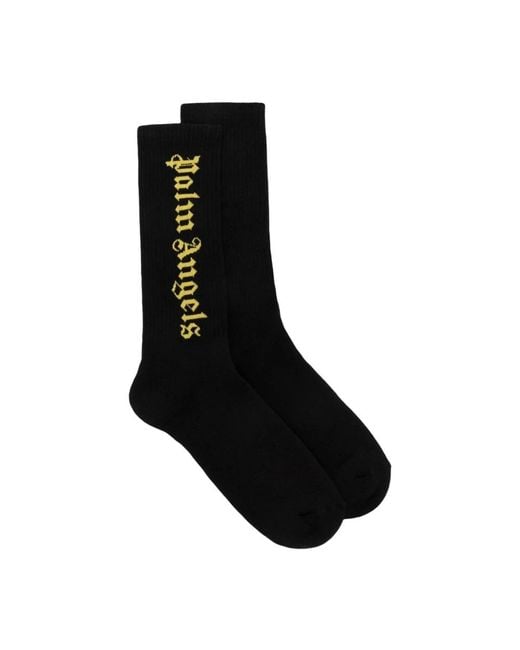 Palm Angels Black Socks