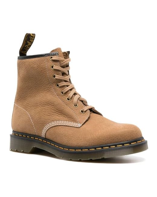 Dr. Martens Brown Lace-Up Boots for men