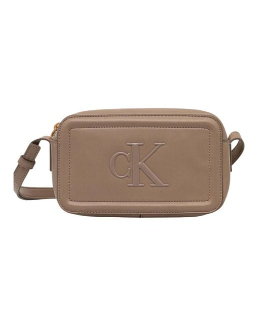 Calvin Klein Brown Cross Body Bags