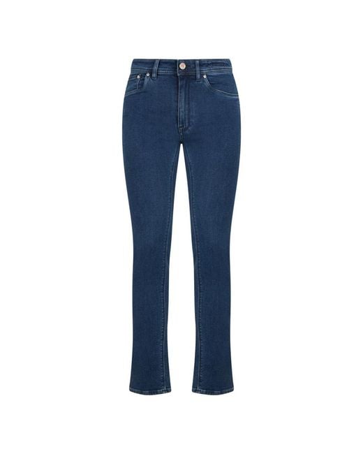 Fedeli Slim Jeans in het Blue voor heren
