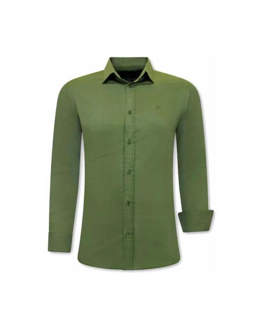Gentile Bellini Green Formal Shirts for men