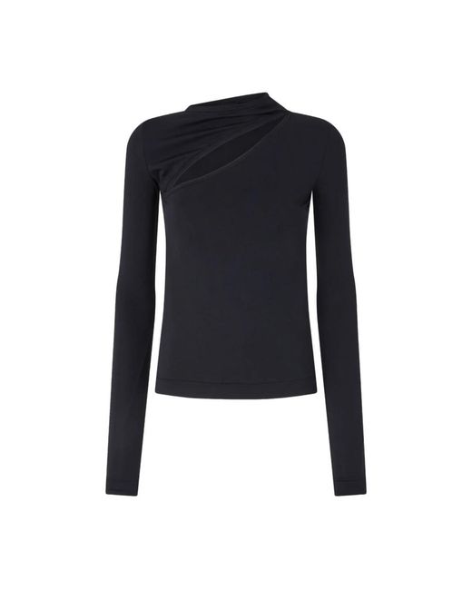 Pinko Blue Long Sleeve T-Shirts