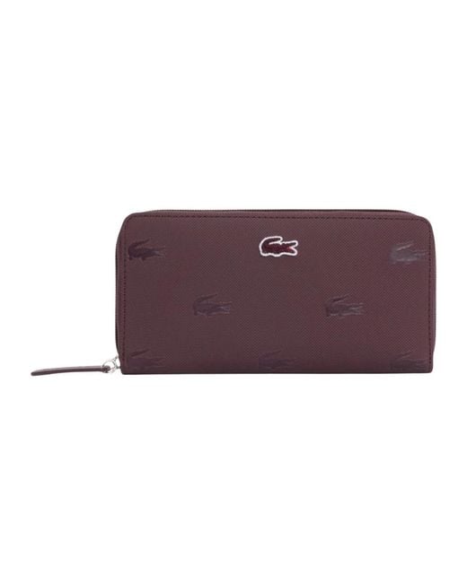 Wallets & Cardholders Lacoste en coloris Purple