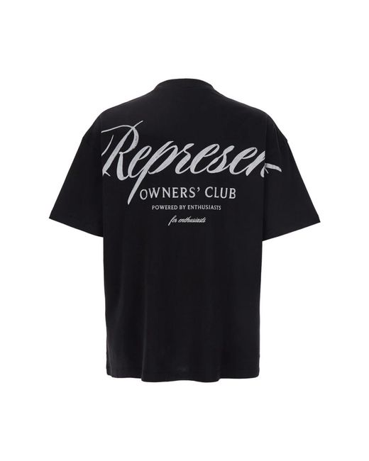 T-Shirts Represent de hombre de color Black