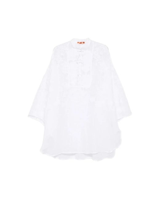 Ermanno Scervino White Shirt Dresses
