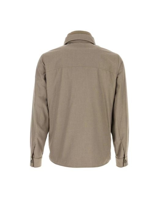 Moorer Gray Light Jackets for men