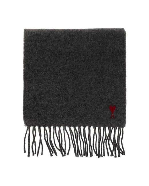 AMI De Coeur Wollschal in Black für Herren